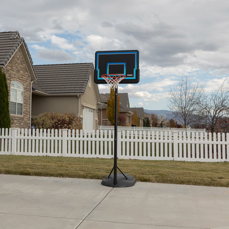 Lifetime Adjustable Height Steel InGround Basketball Hoop & Reviews